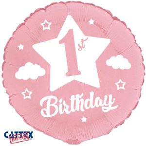 CTX - Primo Compleanno Rosa Baby (18”) CTX - Primo Compleanno Rosa Baby (18”)