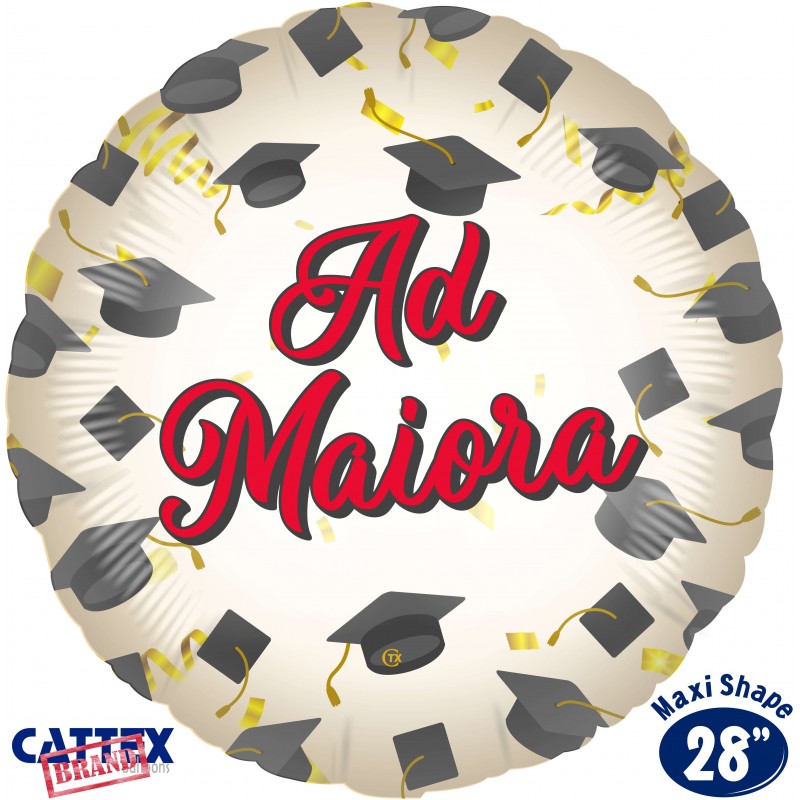 Cattex - Palloncini Mylar Laurea Ad Maiora (28”)
