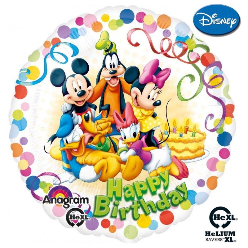 Mickey & Friends Birthday Party HeXL® (18”)(PM/DC206)