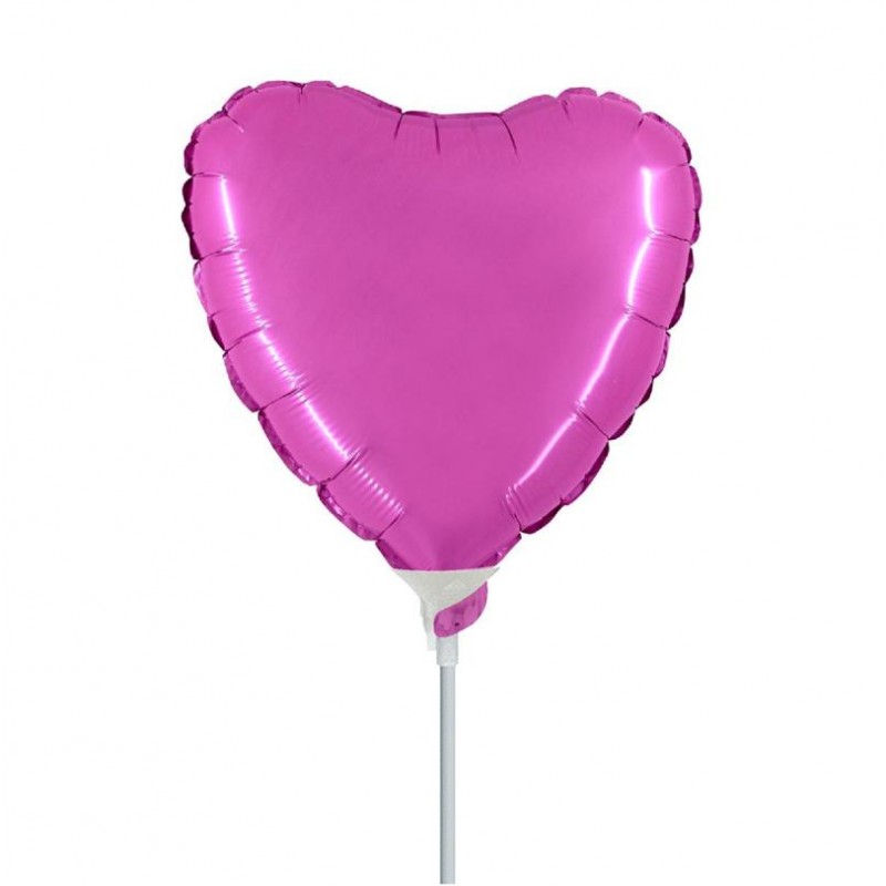 9 Inch Heart Shaped Foil Balloons - Cattex