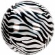 Cattex 16 Inch Zebra Orbz Balloons