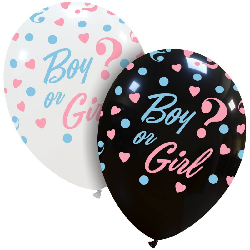 Boy or Girl 12 Inch Latex Balloons