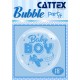Clear 18 Inch Bubble Balloons Baby Boy Plane