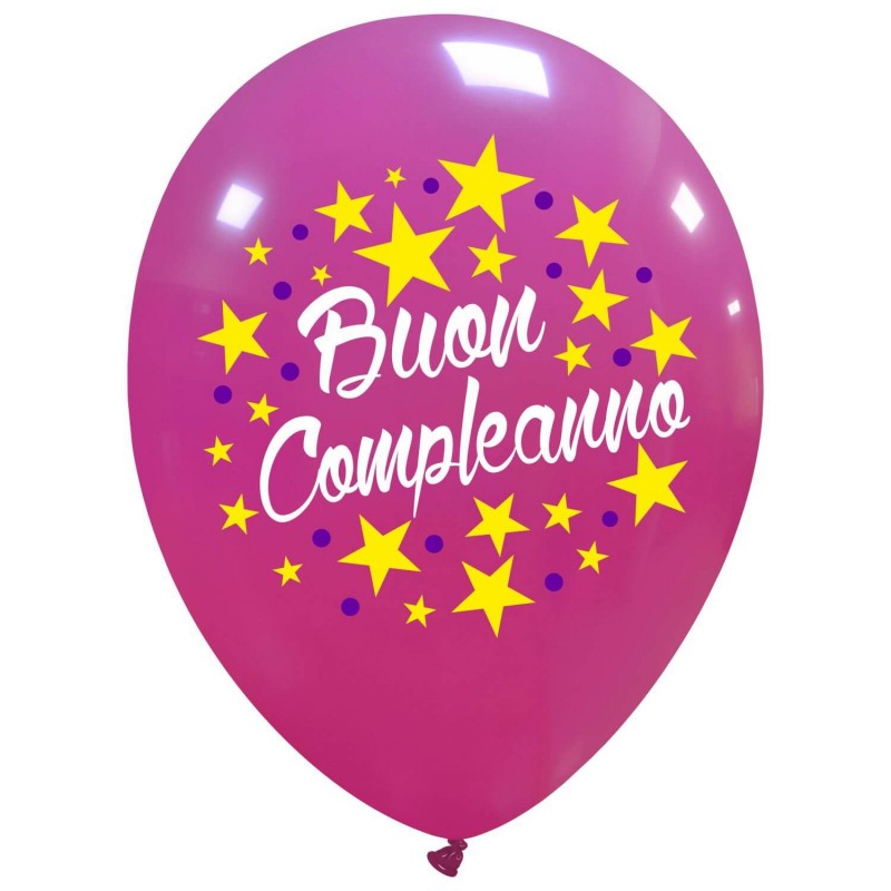 12" Buon Compleanno 3 Colori(PT/110DS.C0583, PT/110DS.C0593)