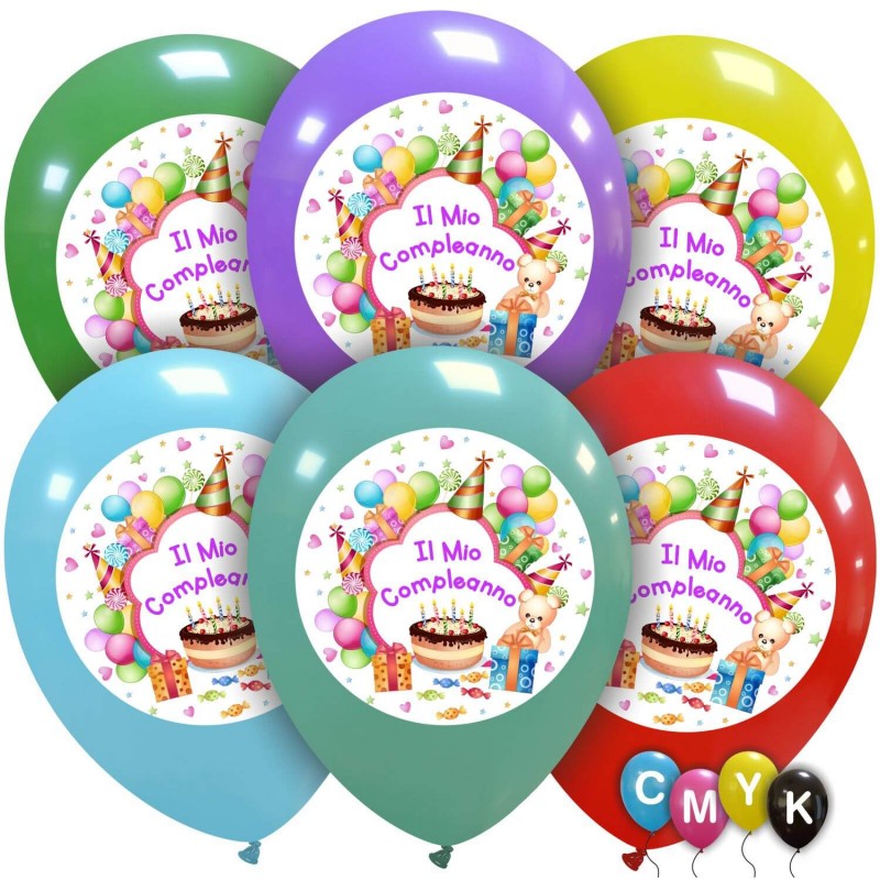My Birthday Balloons (CMYK) 100pcs