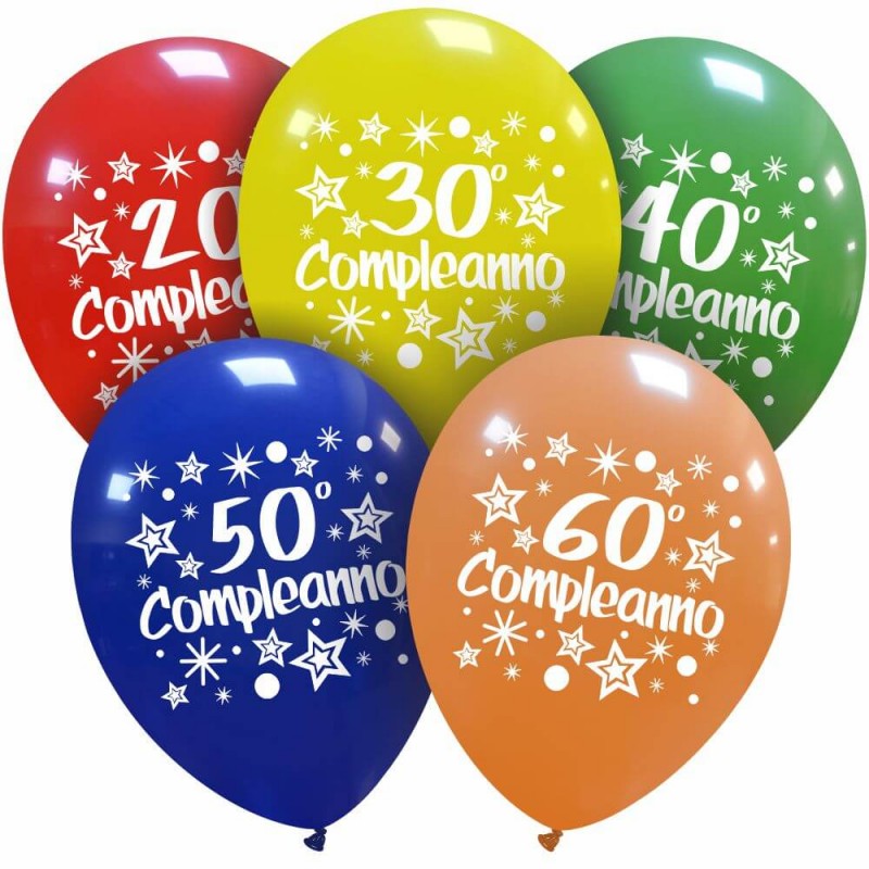 Palloncini Colorati Compleanno Stellare (100pz)