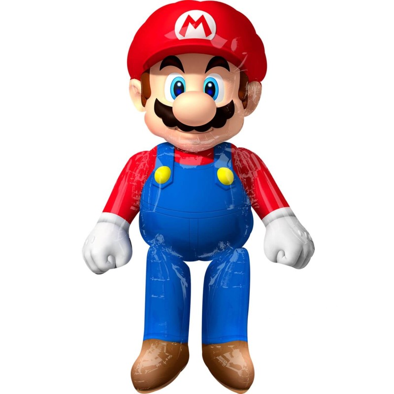 Cattex Super Mario Shaped Airwalker Foil Balloons