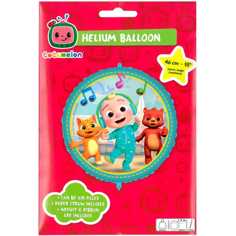Cattex 18 Inch Cocomelon Foil Balloons