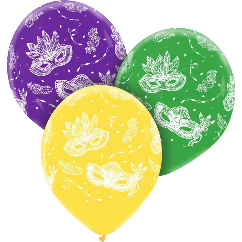 Cattex Latex Balloons With Elegant Masks