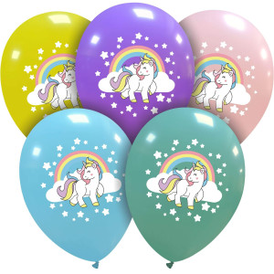 12" Colorful Unicorn (20pcs)