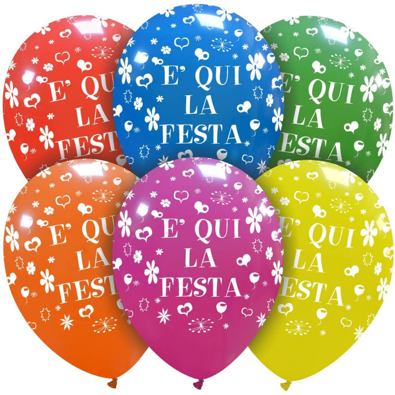 12" E  Qui la Festa (globo)(PT/110DS.F7001T)