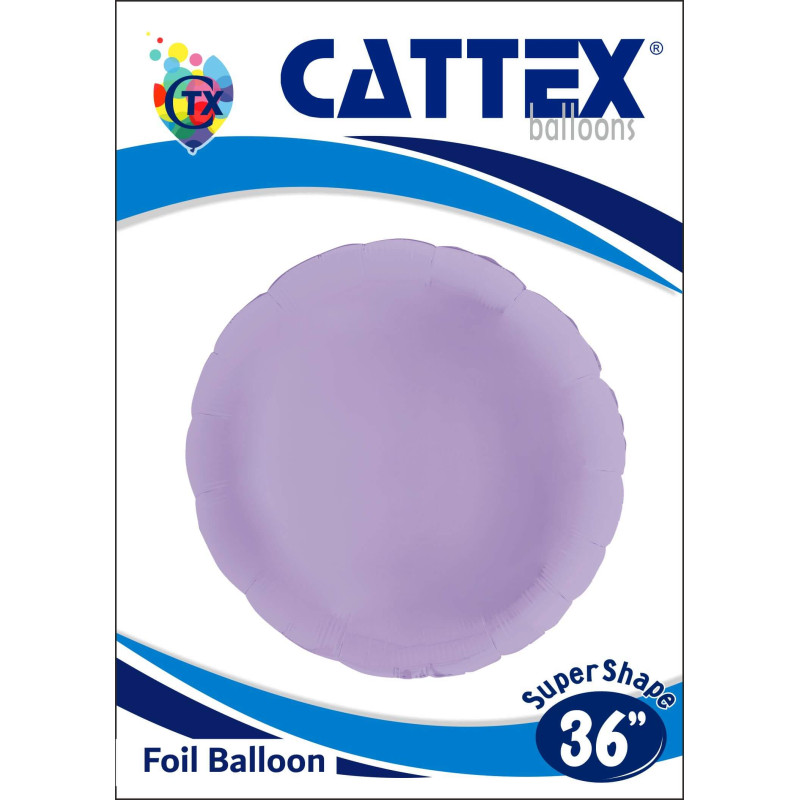 Cattex Palloncini Mylar Tondi Da 36 Pollici In Colori Matte