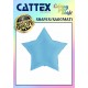 Cattex Matte Colored 36 Inch Star Shaped Foil Balloon